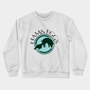 "Ham and Eggs" Soft Cotton Crewneck Sweatshirt